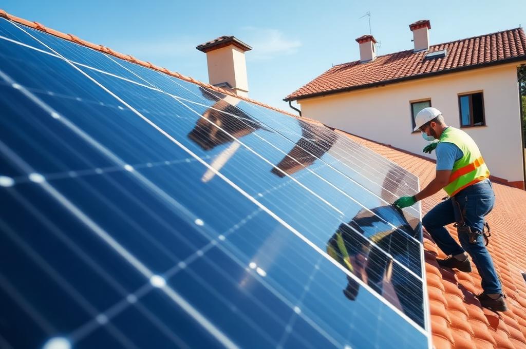 Installazione fotovoltaico moderna